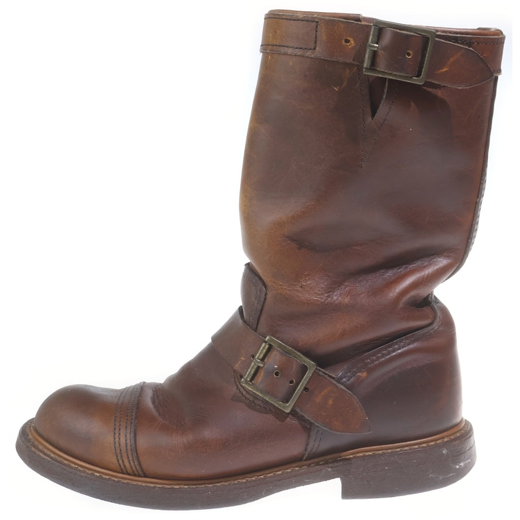RED WING(レッド ウイング) 8121 ENGINEER BOOTS レザー エンジニアブーツ ハイカットシューズ ブラウン