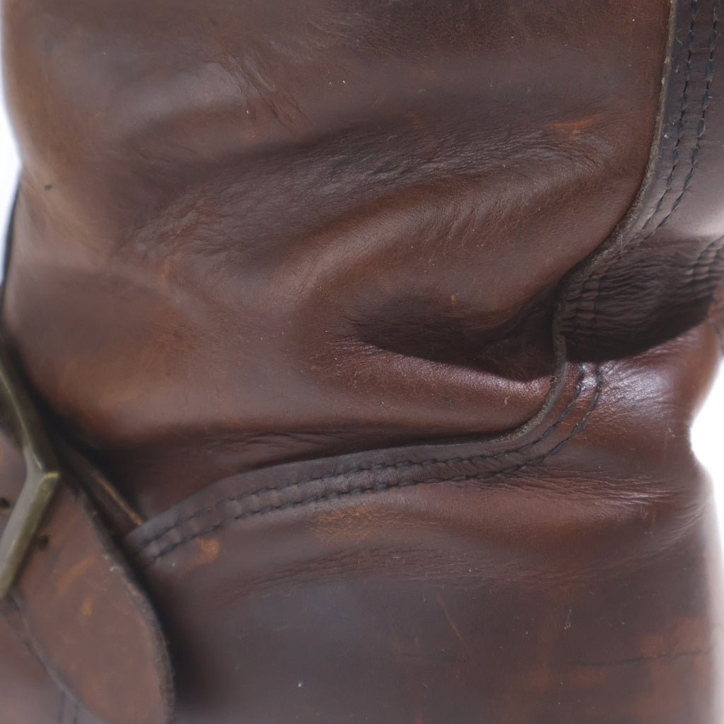 RED WING(レッド ウイング) 8121 ENGINEER BOOTS レザー エンジニアブーツ ハイカットシューズ ブラウン