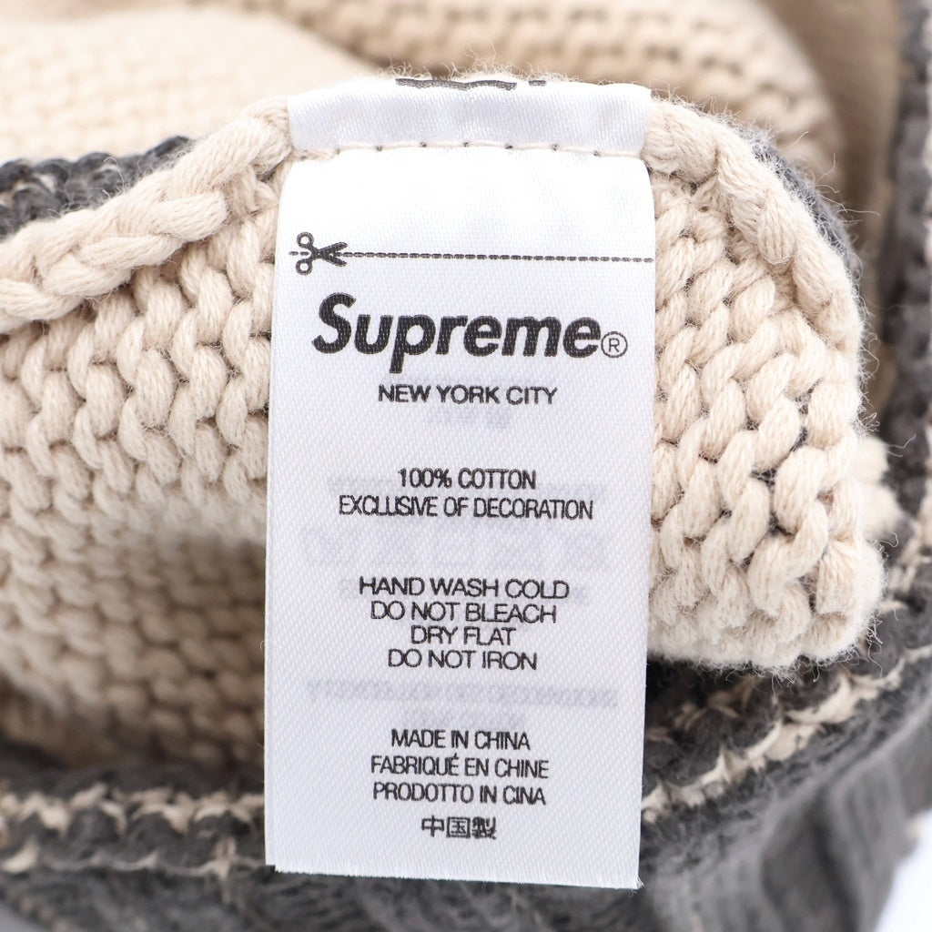SUPREME(シュプリーム) 22SS Overprint Beanie オーバープリント ビーニー ニット帽 ブラック