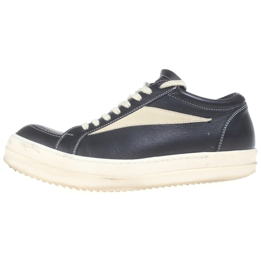 Rick Owens(リックオウエンス) VINTAGE SNEAKS ヴィンテージ レザー スニーカー ブラック RU02D6897 LCOLVS