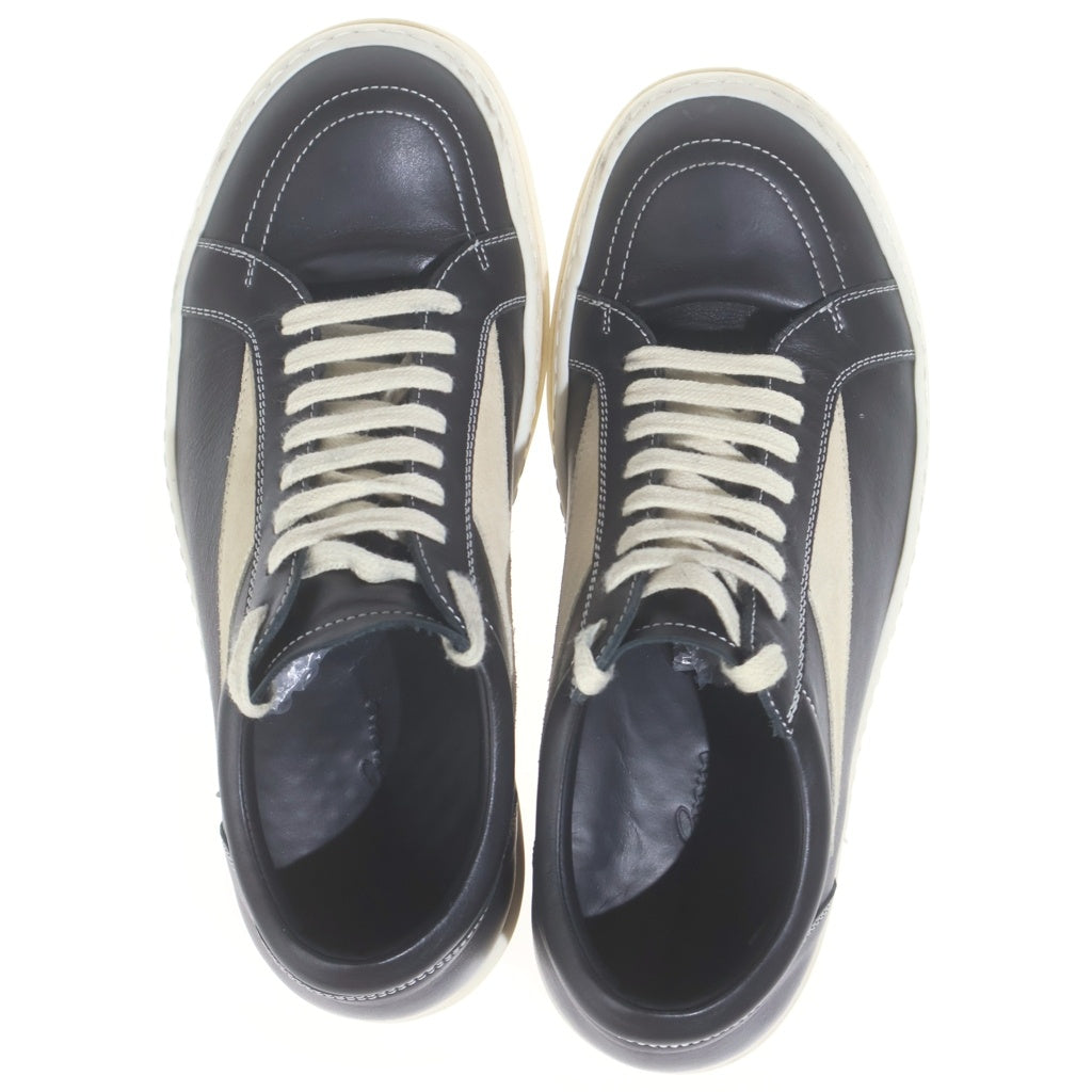 Rick Owens(リックオウエンス) VINTAGE SNEAKS ヴィンテージ レザー スニーカー ブラック RU02D6897 LCOLVS