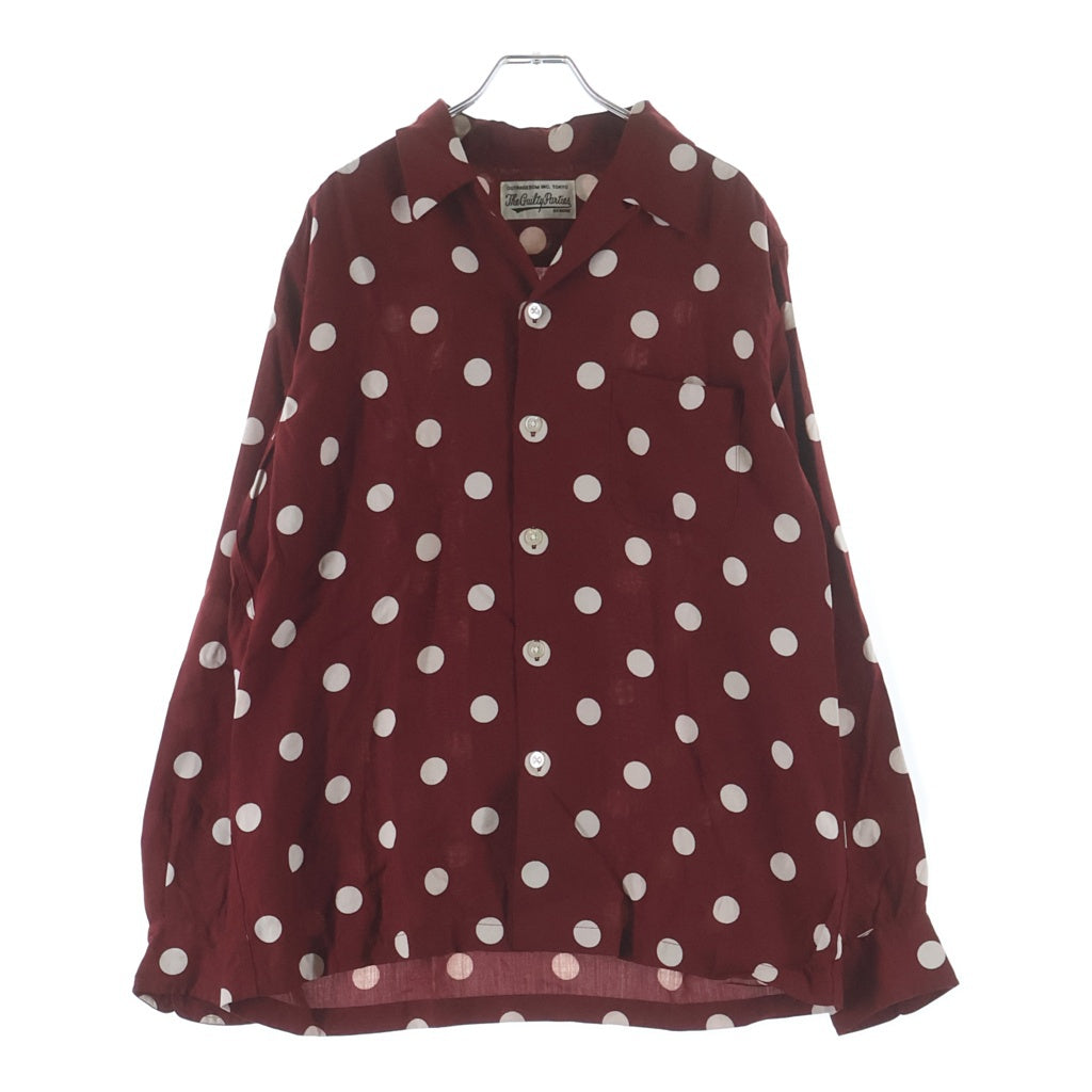 WACKO MARIA(ワコマリア) 23SS DOTS OPEN COLLAR SHIRT ドットオープン
