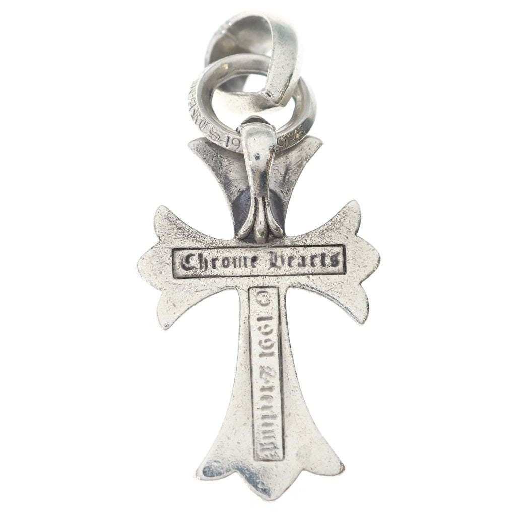 CHROME HEARTS(クロムハーツ) CH CRS SML W/BALE Wベイル スモールCHクロス ペンダントトップ シルバー BCA218
