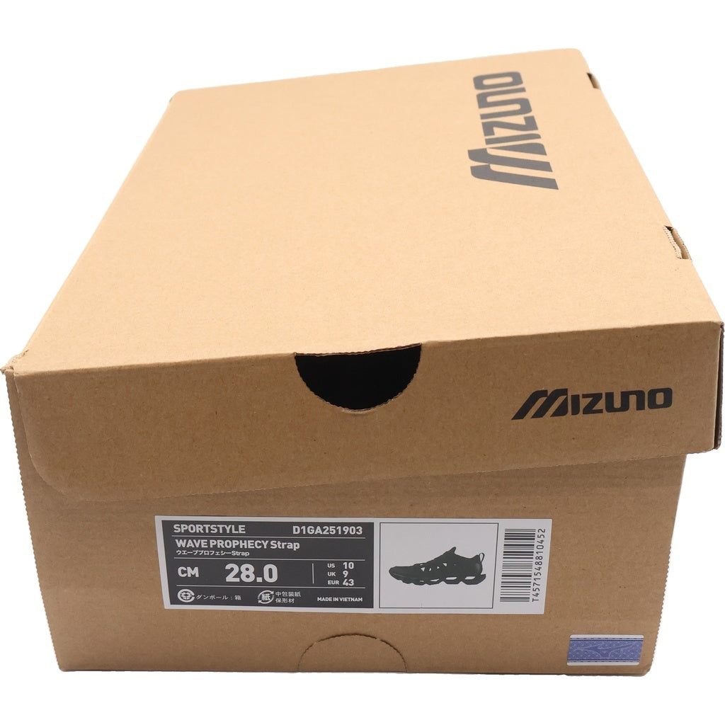MIZUNO(ミズノ) WAVE PROPHECY STRAP ウエーブプロフェシー ローカット スニーカー サンダル ブラック US10/28cm D1GA251903