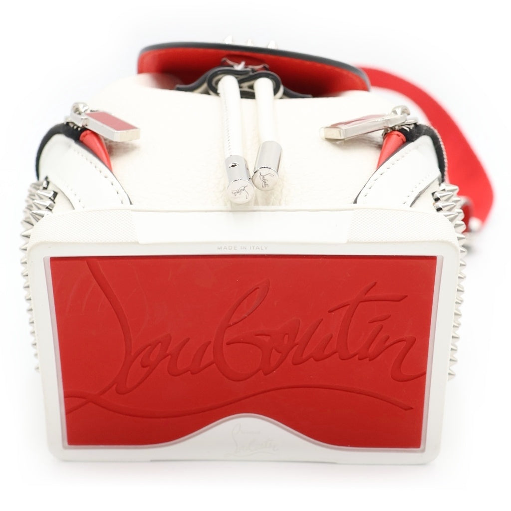 CHRISTIAN LOUBOUTIN(クリスチャンルブタン) EXPLORAFUNK エクスプローラーファンク ミニ ショルダーバッグ ホワイト