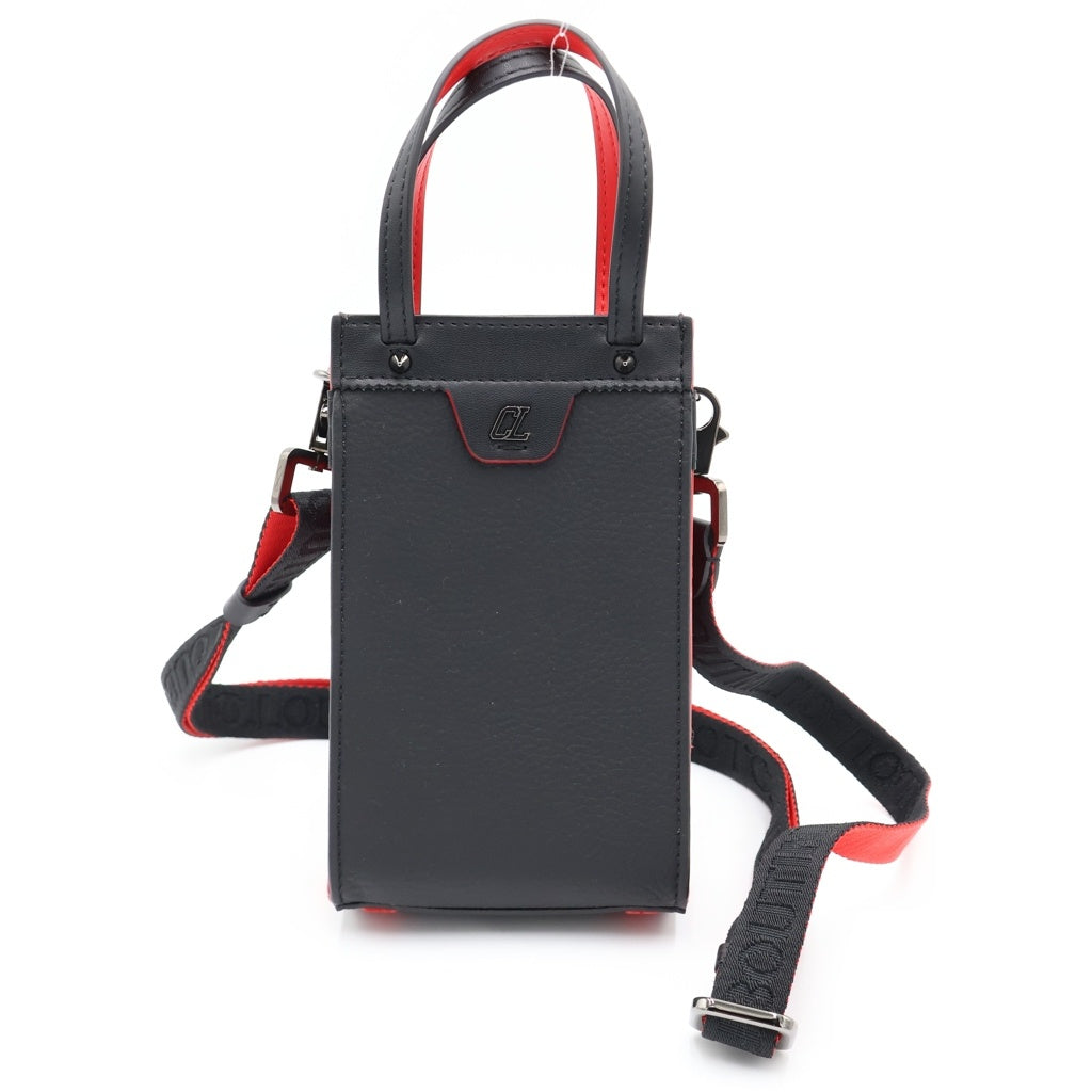 CHRISTIAN LOUBOUTIN(クリスチャンルブタン) Ruistote Nano ルイストート ナノ ショルダーバッグ ブラック/レッド