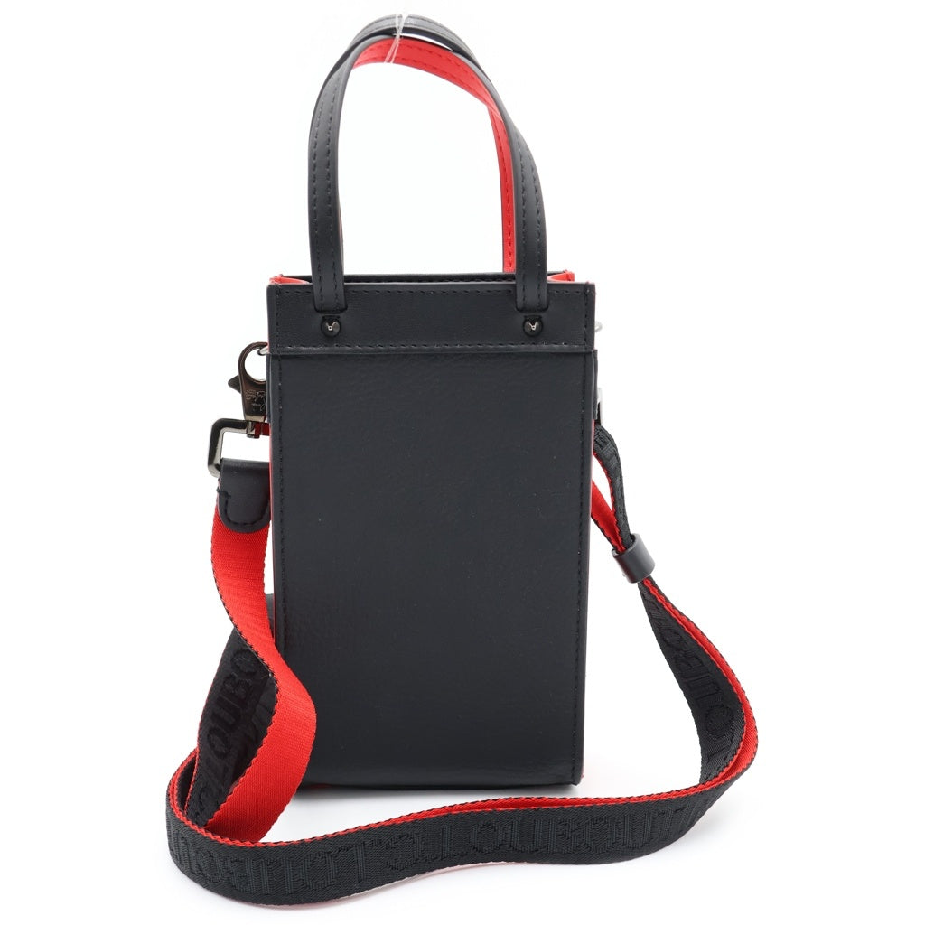 CHRISTIAN LOUBOUTIN(クリスチャンルブタン) Ruistote Nano ルイストート ナノ ショルダーバッグ ブラック/レッド