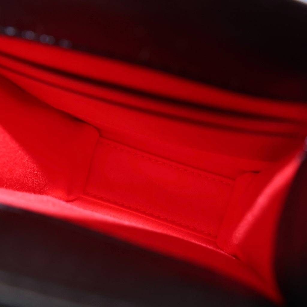CHRISTIAN LOUBOUTIN(クリスチャンルブタン) Ruistote Nano ルイストート ナノ ショルダーバッグ ブラック/レッド