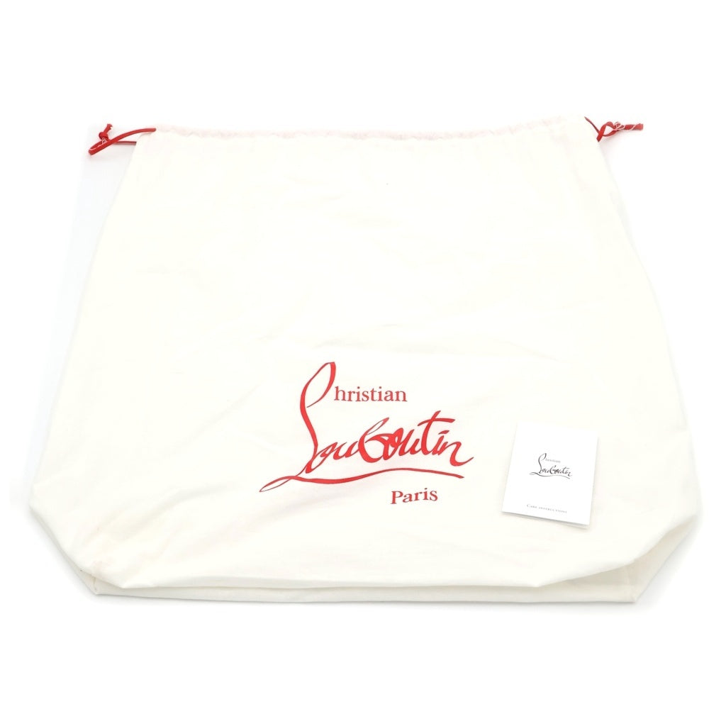 CHRISTIAN LOUBOUTIN(クリスチャンルブタン) Le54 leather tote bag レザー メタリック トートバッグ シルバー レディース
