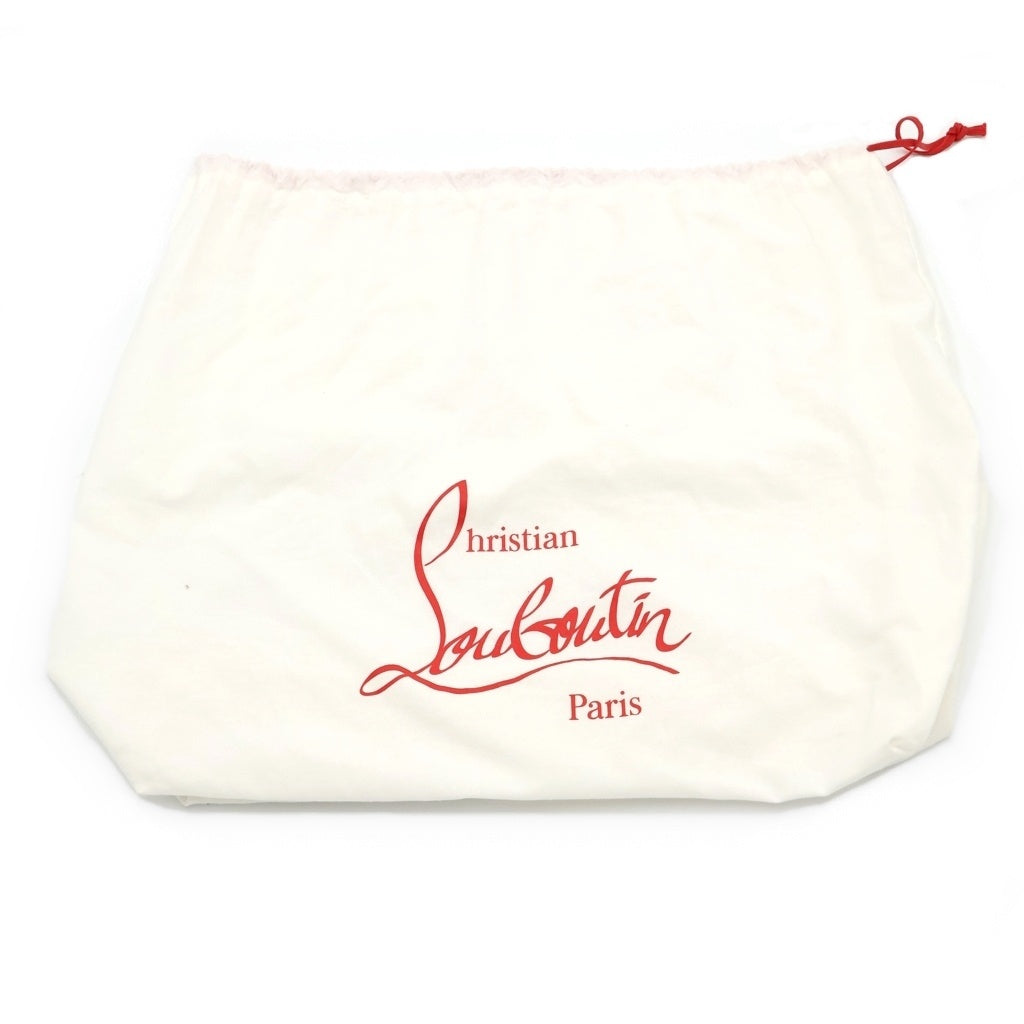 CHRISTIAN LOUBOUTIN(クリスチャンルブタン) 23年新年限定 Leather cross-body bag レザークロスボディバッグ ホワイト/レッド