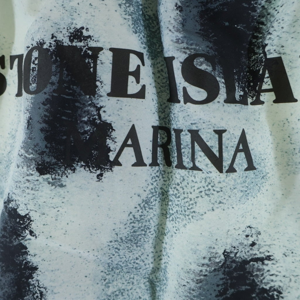 STONE ISLAND(ストーンアイランド) Leaf Camo Nylon Shorts ナイロン リーフカモ ショートパンツ ホワイト/ブルー 7615B04X8