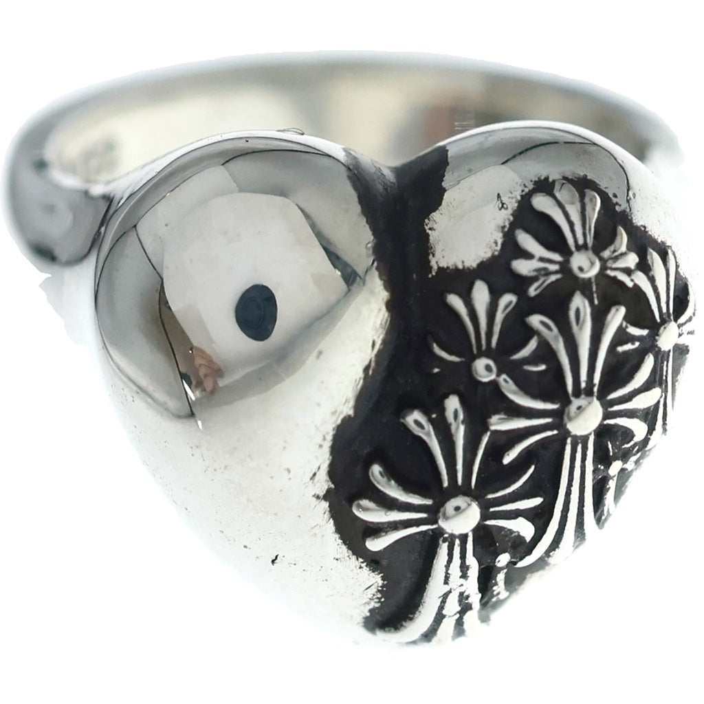 CHROME HEARTS(クロムハーツ) R.I.P HEART RING アール・アイ・ピー ハート リング シルバー