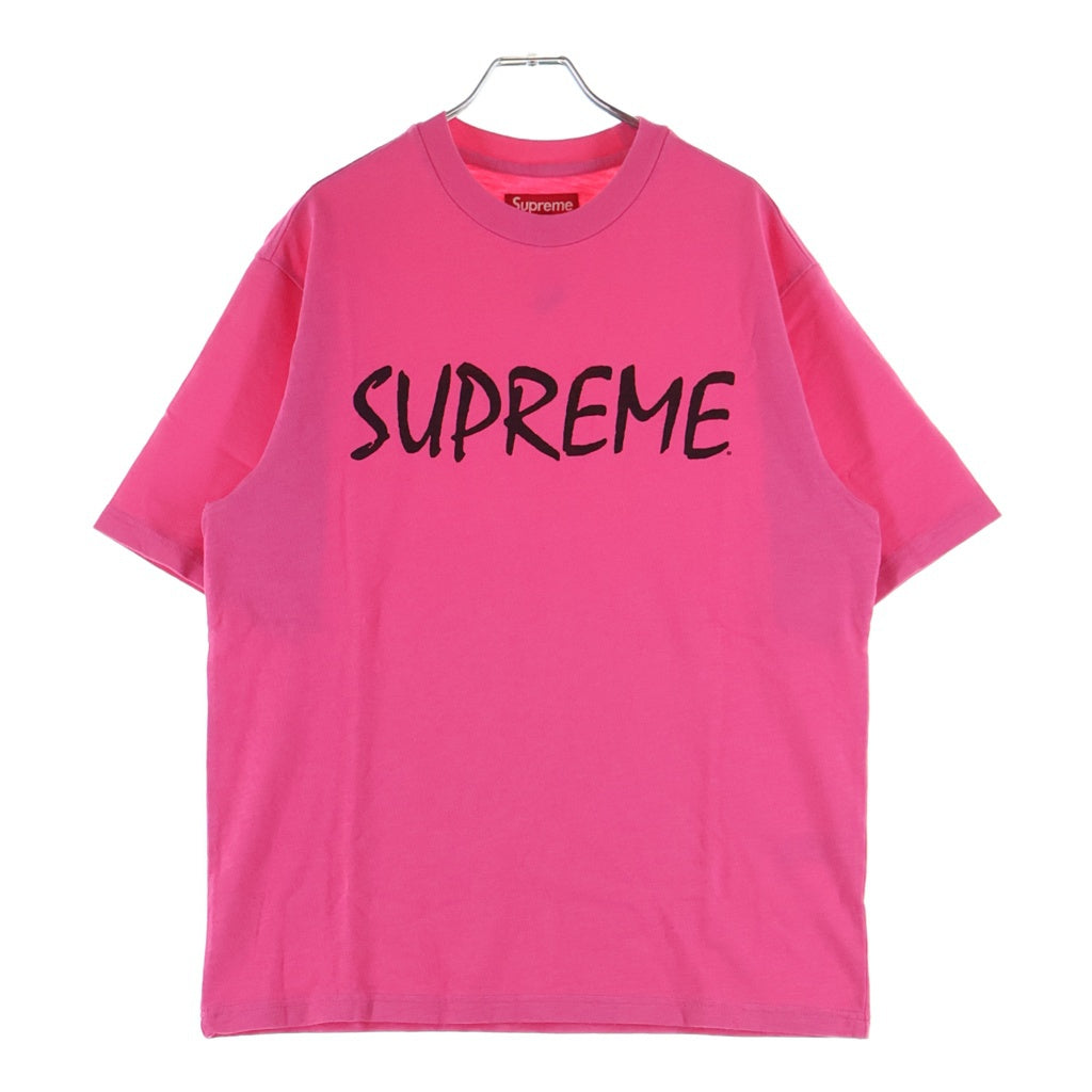 SUPREME(シュプリーム) 24AW FTP S/S Tee プリント半袖Tシャツ カットソー ピンク