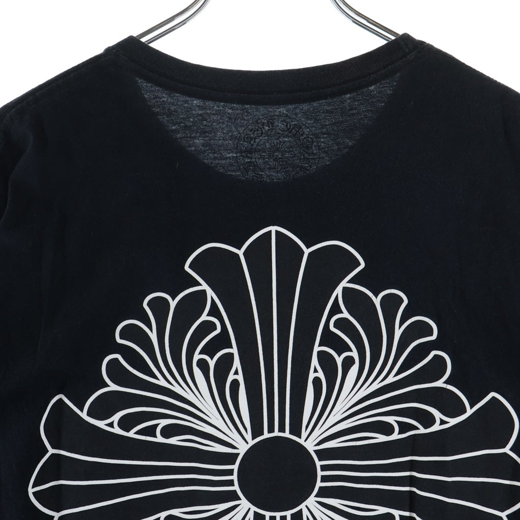 CHROME HEARTS(クロムハーツ) CH PLUS T-SHRT CHプラス バックスクロールプリント 半袖Tシャツ カットソー ブラック