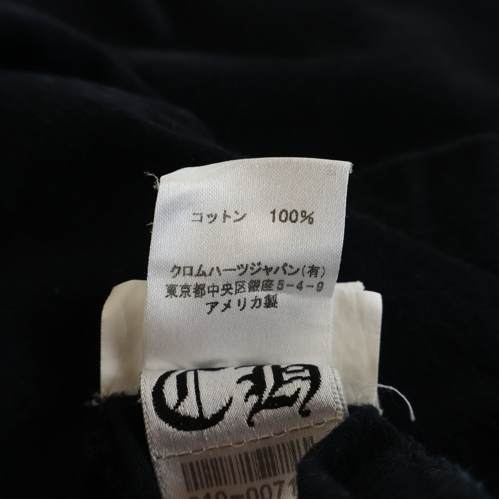 CHROME HEARTS(クロムハーツ) CH PLUS T-SHRT CHプラス バックスクロールプリント 半袖Tシャツ カットソー ブラック