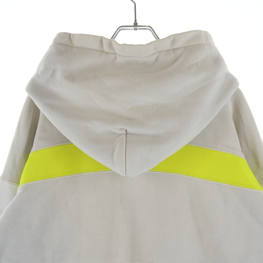 c.e cav empt(シーイー) OVERDYE PANEL HEAVY HOODY オーバーダイ パネル ヘビー フーディー アイボリー