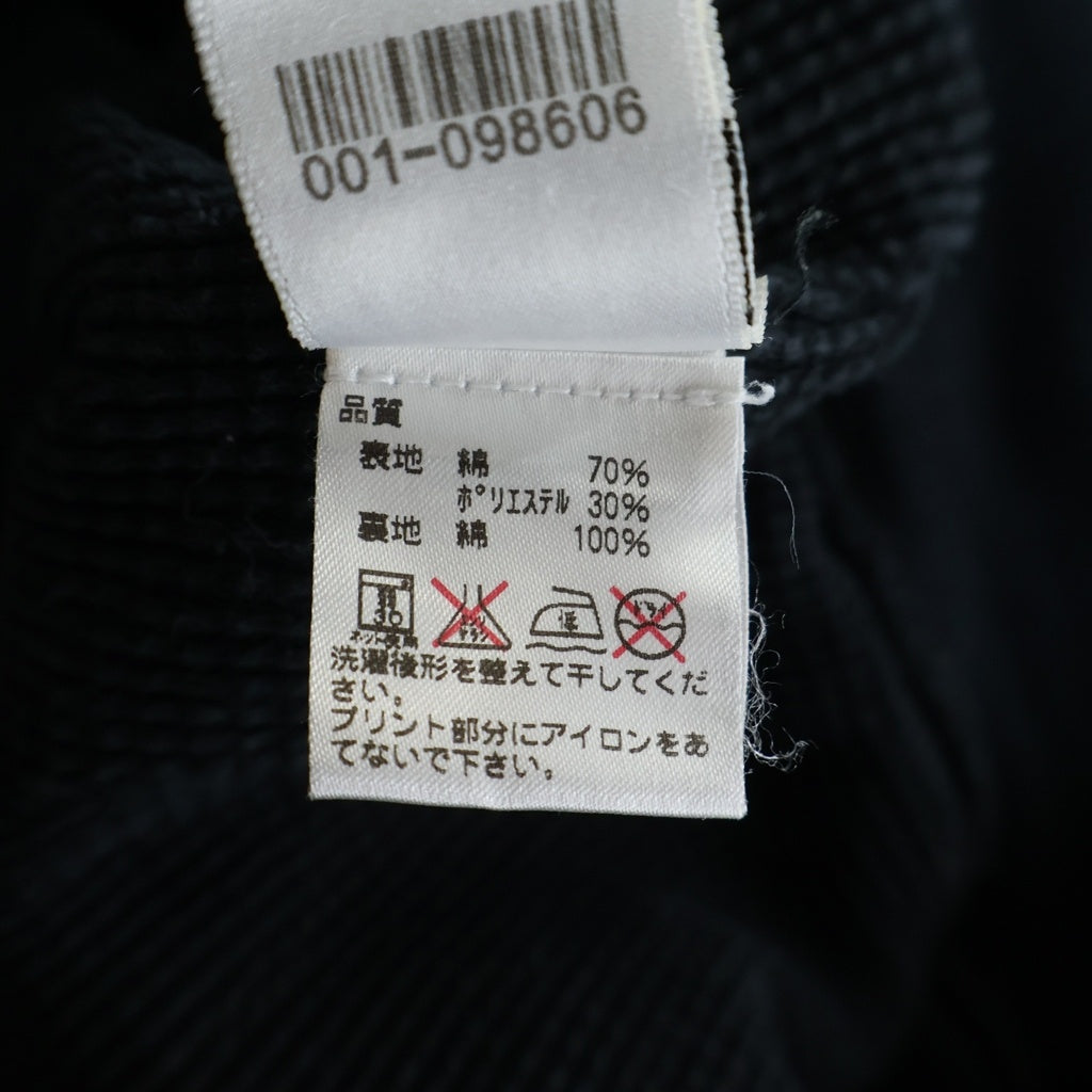 CHROME HEARTS(クロムハーツ) 裏地サーマル スクロールラベルプリント ダガージップアップパーカー フーディ ブラック