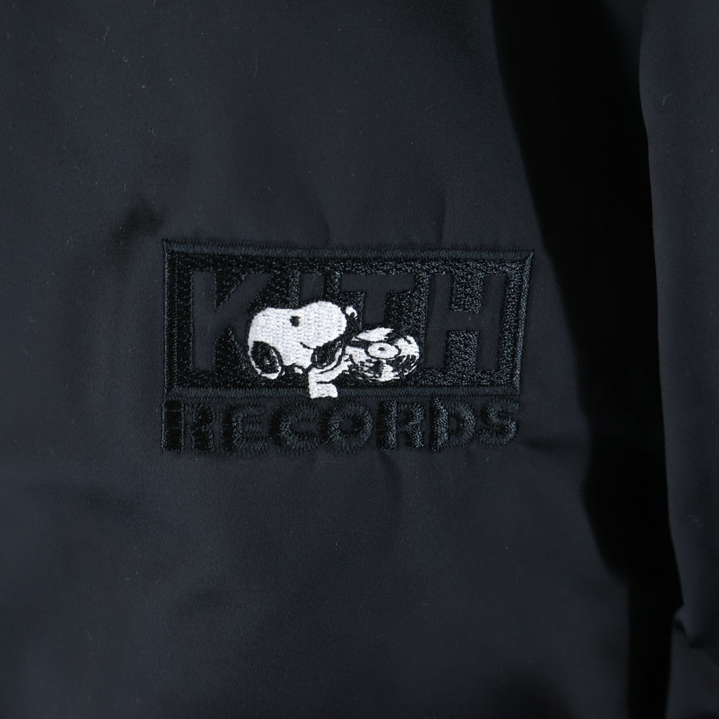 KITH(キス) × PEANUTS 75周年記念 ボンバージャケット ブラック 25-011-060-0024-1-0