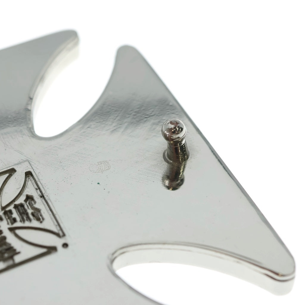 NO BRAND(ノーブランド) WEST COAST CHOPPERS ウエストコーストチョッパーズ アイアンクロス ベルトバックル シルバー