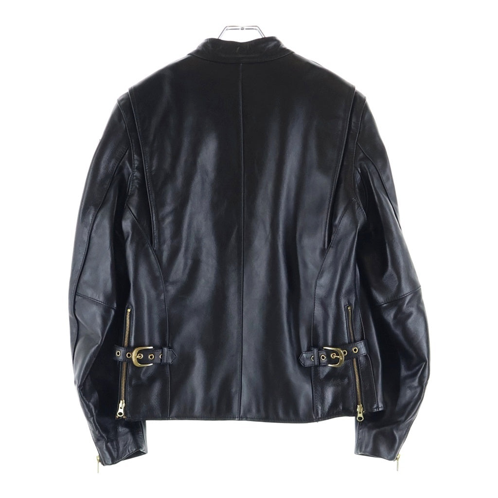 NO BRAND(ノーブランド) WEST COAST CHOPPERS ウエストコーストチョッパーズ レザーシングル ライダース ブラック