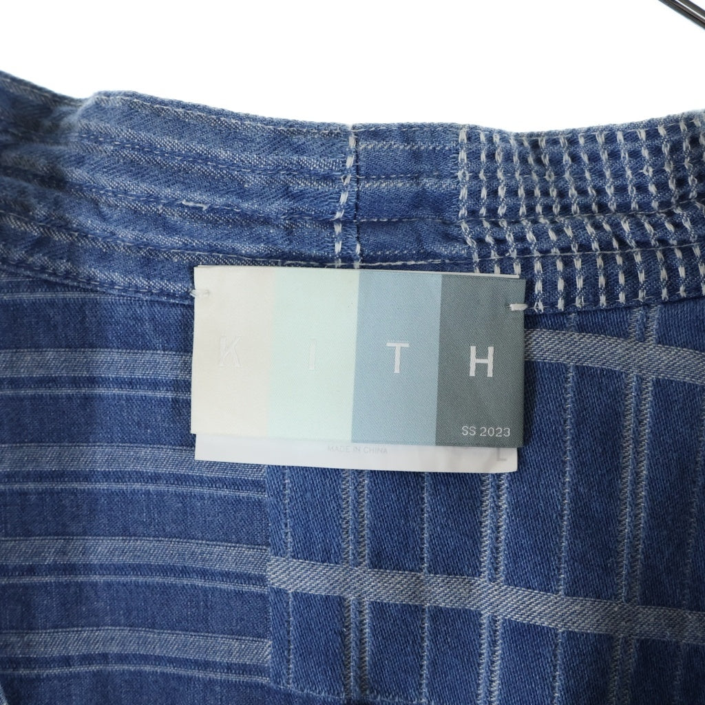 KITH(キス) 23SS Japanese Indigo Sullivan Gi Shirt ジャパニーズ サリバン ギ シャツ インディゴ