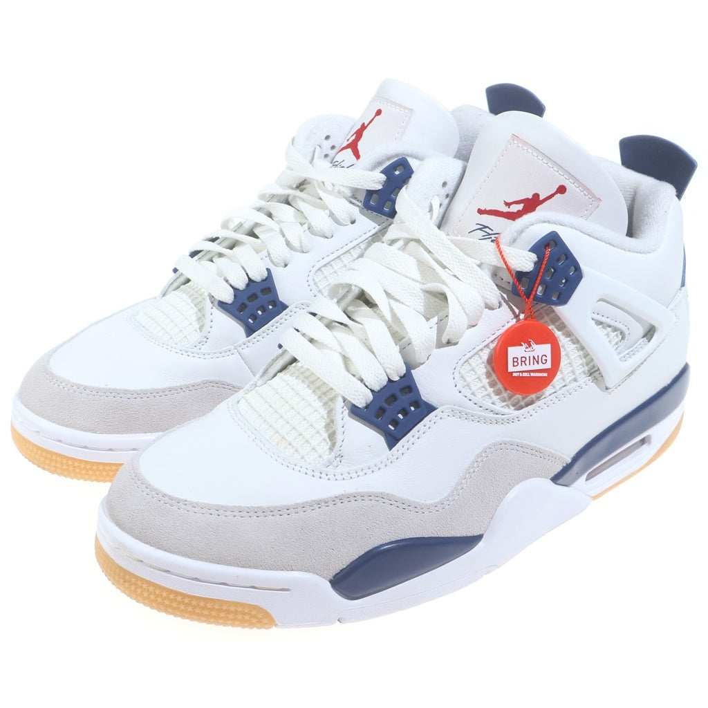 NIKE(ナイキ) Air Jordan 4 Retro SP Summit White Navy エアジョーダン4 レトロ SP サミットホワイト ミッドカットスニーカー ホワイト/ネイビー US10/28cm DR5415-100