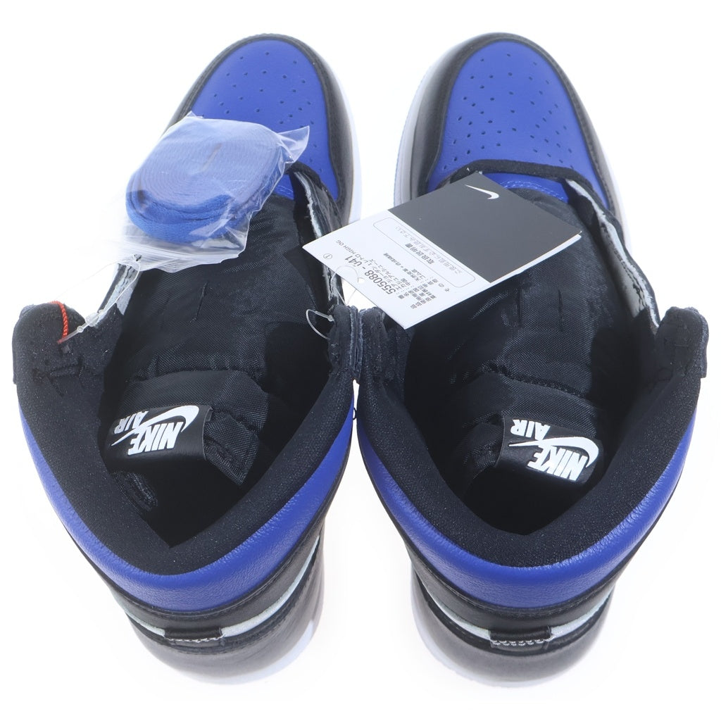 NIKE(ナイキ) AIR JORDAN1 RETRO HIGH OG ROYAL TOE エアジョーダン1 レトロ ロイヤルトゥ ハイカットスニーカー ホワイト/ブルー US9.5/27.5cm 555088-041