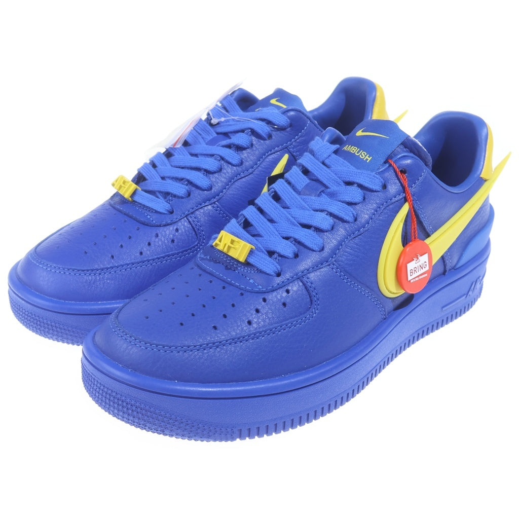 NIKE(ナイキ) ×AMBUSH AIR FORCE 1 LOW SP GAME ROYAL AND VIVID SULFUR DV3464-400 アンブッシュ エアフォース1 ローカットスニーカー ブルー US8.5/26.5cm