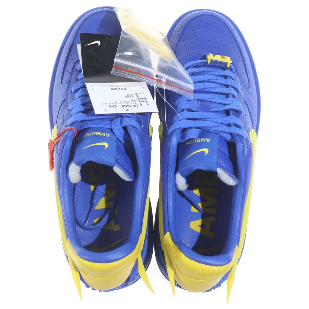 NIKE(ナイキ) ×AMBUSH AIR FORCE 1 LOW SP GAME ROYAL AND VIVID SULFUR DV3464-400 アンブッシュ エアフォース1 ローカットスニーカー ブルー US8.5/26.5cm