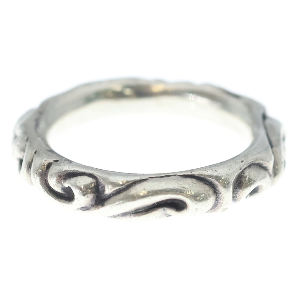 CHROME HEARTS(クロムハーツ) SCRL BAND スクロールバンド リング シルバー BCA351