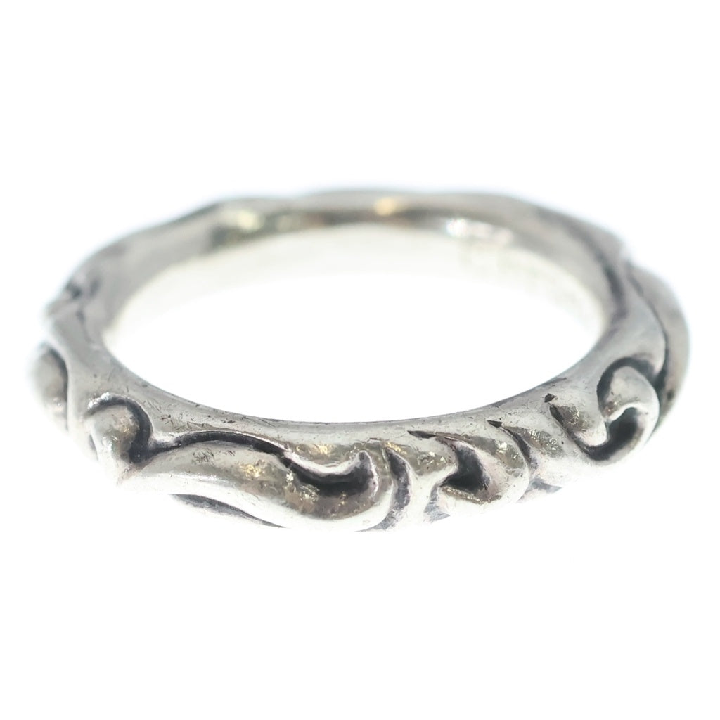 CHROME HEARTS(クロムハーツ) SCRL BAND スクロールバンド リング シルバー BCA351