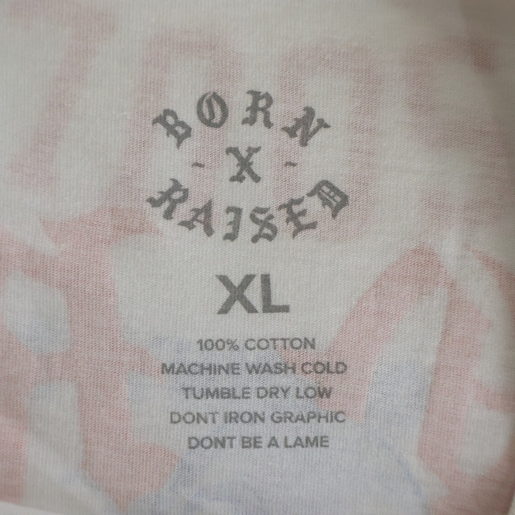 BORN X RAISED(ボーンアンドレイズド) White Soul Assassins Tee ソウル アサシンズ 半袖Tシャツ カットソー ホワイト