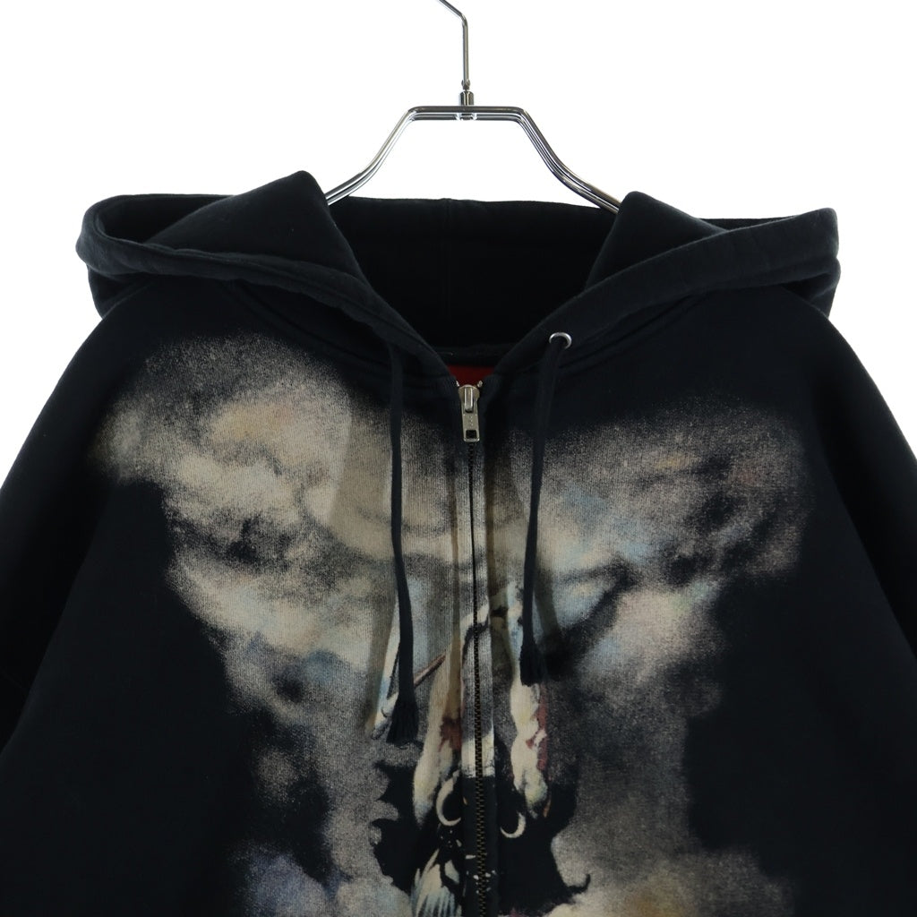 SUPREME(シュプリーム) 24AW ×Frank Frazetta Zip Up Hooded Sweatshirts ×フランクフラゼッタ ジップ アップ フーディー スウェットシャツ ブラック