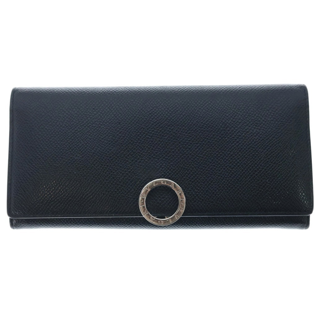 BVLGARI(ブルガリ) LONG WALLET クリップロング ウォレット ブラック レディース