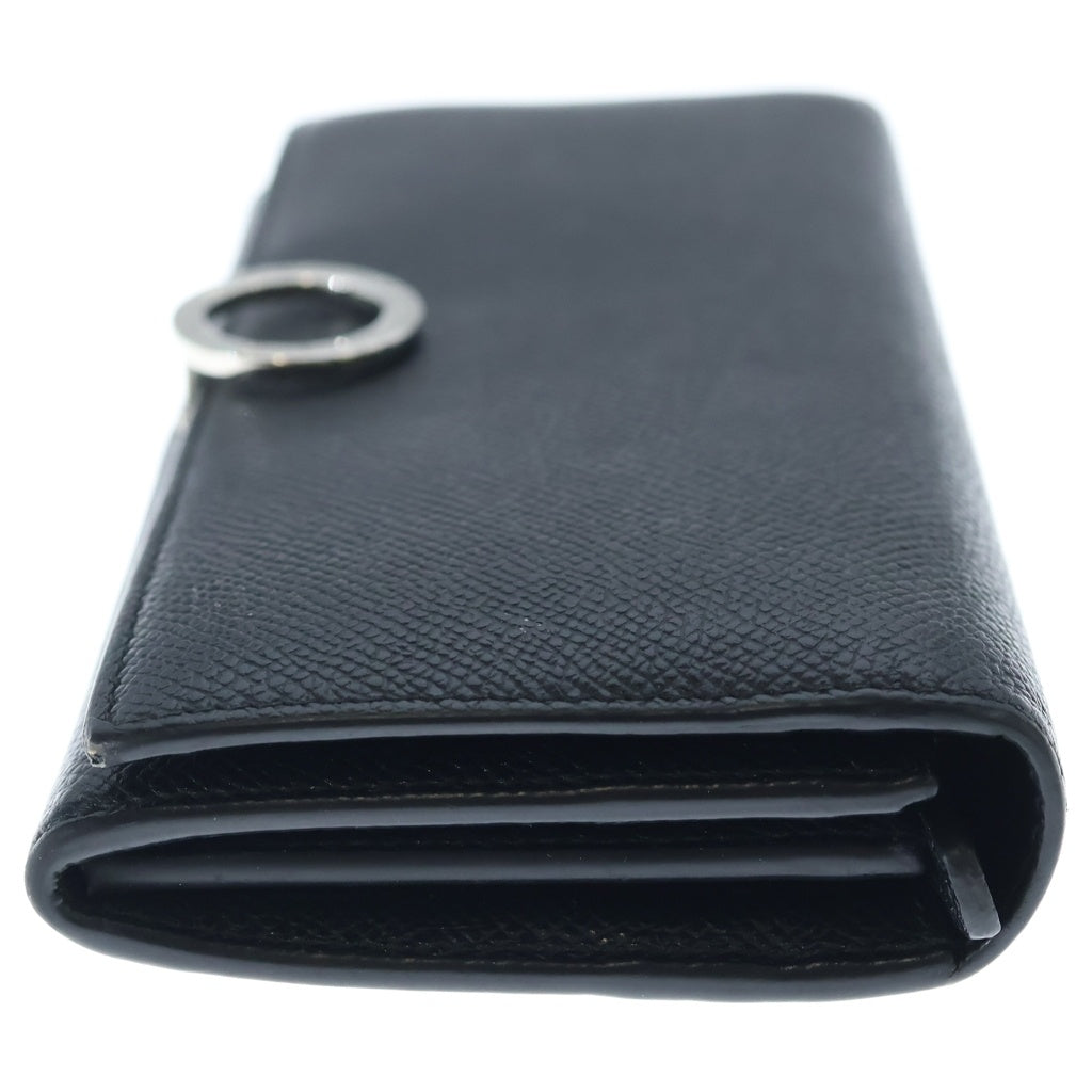 BVLGARI(ブルガリ) LONG WALLET クリップロング ウォレット ブラック レディース