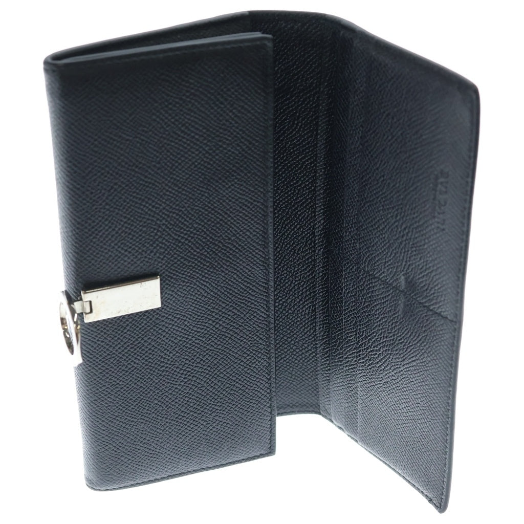 BVLGARI(ブルガリ) LONG WALLET クリップロング ウォレット ブラック レディース