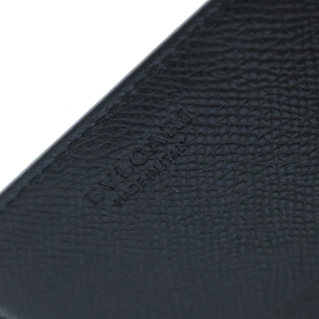 BVLGARI(ブルガリ) LONG WALLET クリップロング ウォレット ブラック レディース