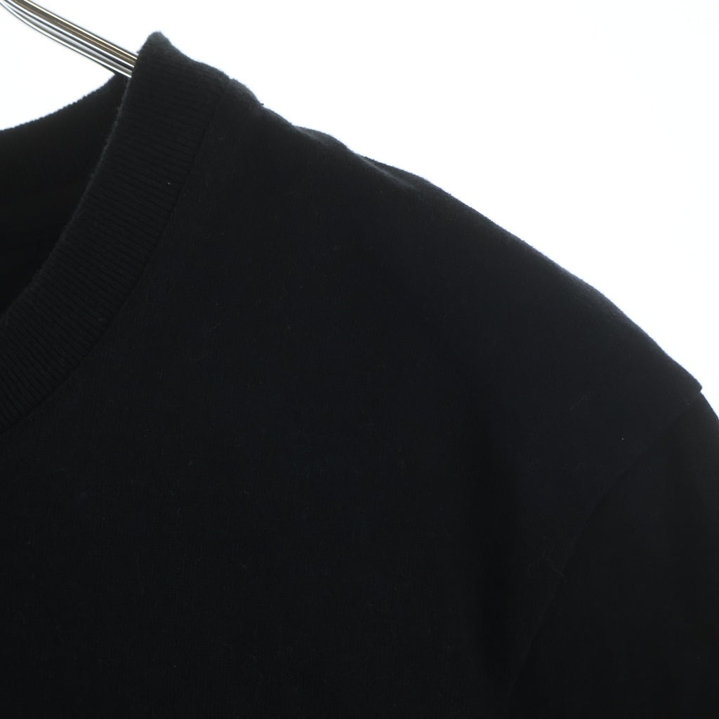 BOTTEGA VENETA(ボッテガヴェネタ) クルーネック 半袖Tシャツ カットソー ブラック 744780 VF1U0