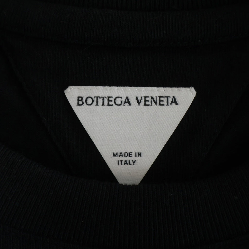 BOTTEGA VENETA(ボッテガヴェネタ) クルーネック 半袖Tシャツ カットソー ブラック 744780 VF1U0