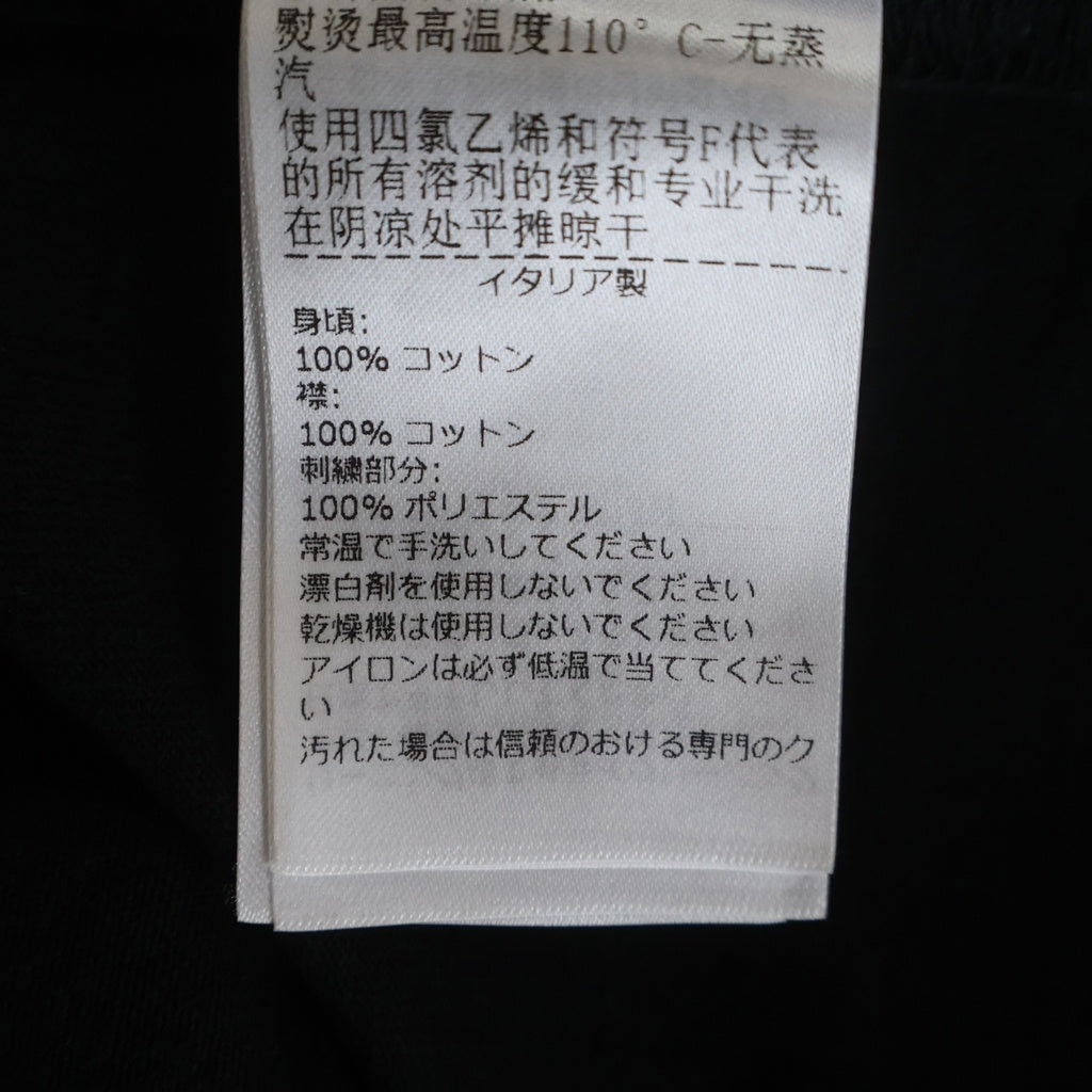 BOTTEGA VENETA(ボッテガヴェネタ) クルーネック 半袖Tシャツ カットソー ブラック 744780 VF1U0