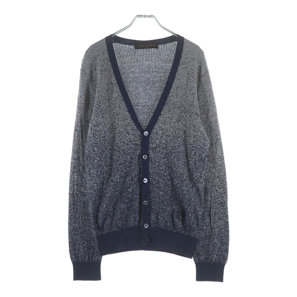 LOUIS VUITTON(ルイヴィトン) 14SS Button Up Cotton Cardigan ボタンアップ コットンカーディガン ホワイト/ネイビー RM141M H5KN46M19