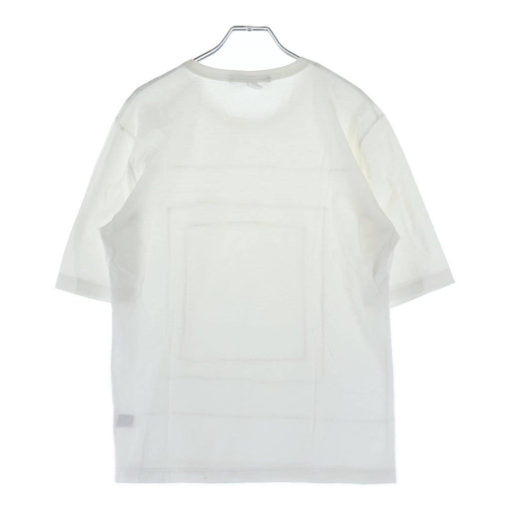 LOUIS VUITTON(ルイヴィトン) 08SS フロントスクエア切り替え 半袖Tシャツ カットソー ホワイト