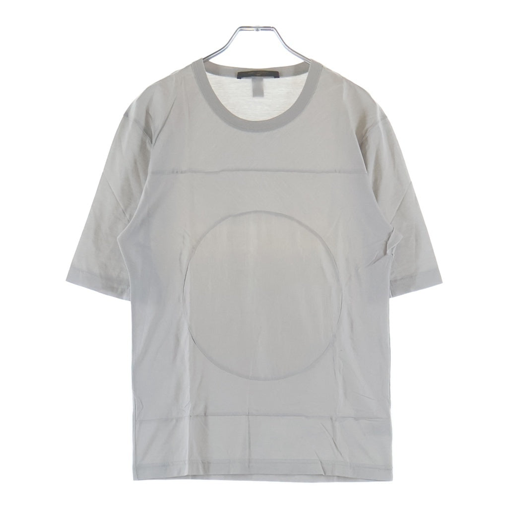 LOUIS VUITTON(ルイヴィトン) 08SS フロントスクエア切り替え 半袖Tシャツ カットソー グレー