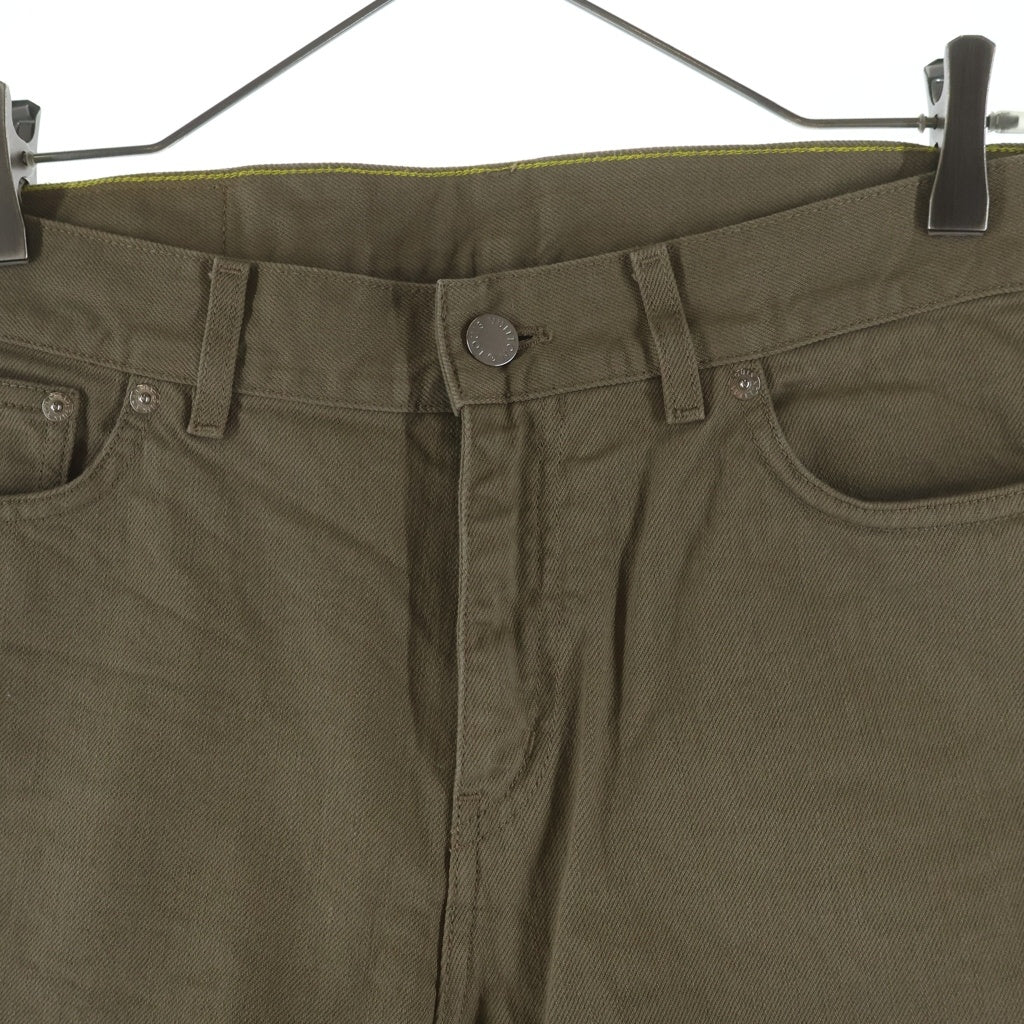 LOUIS VUITTON(ルイヴィトン) LOGO PACTH DENIM PANTS ロゴパッチ デニムパンツ カーキ HAD60WDK8