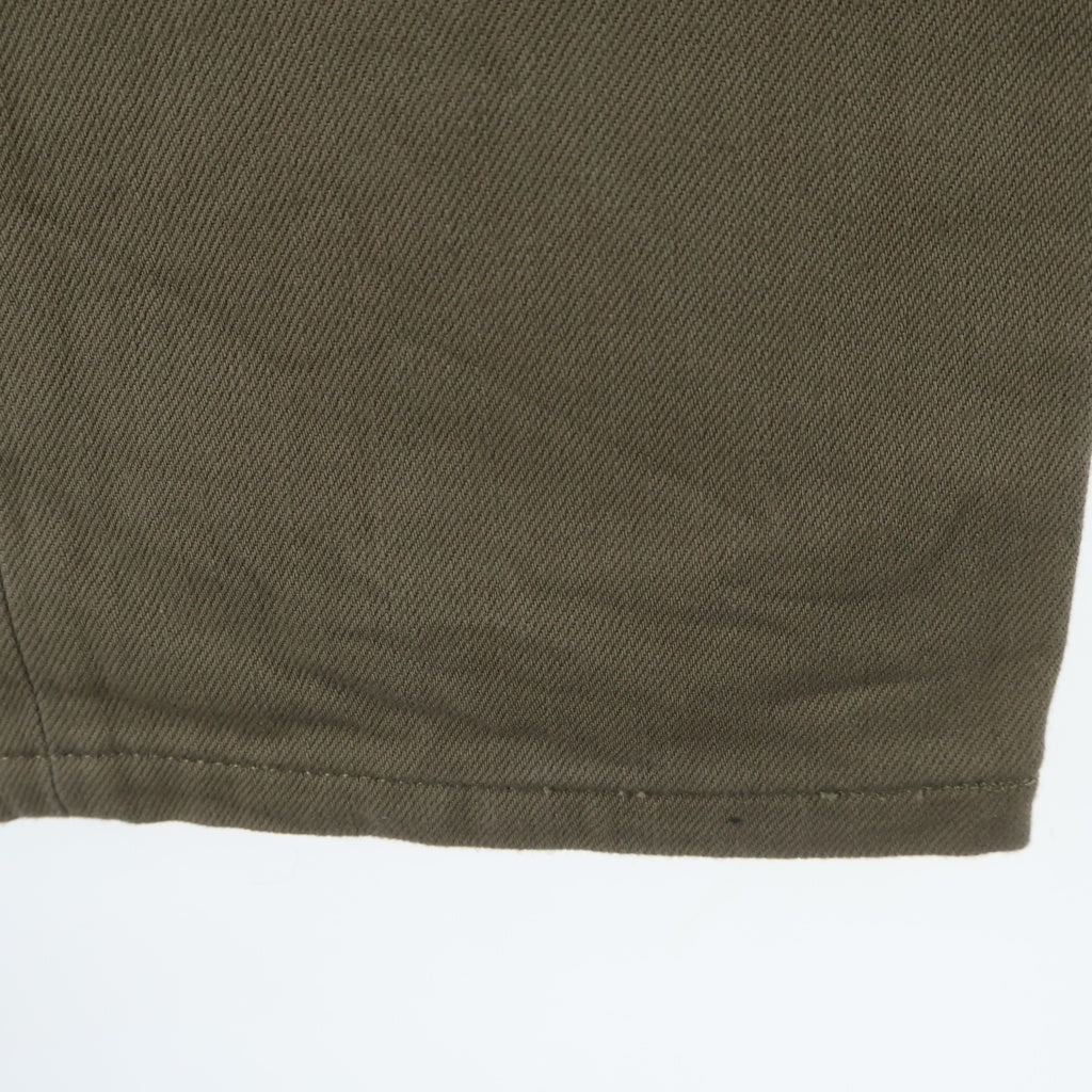 LOUIS VUITTON(ルイヴィトン) LOGO PACTH DENIM PANTS ロゴパッチ デニムパンツ カーキ HAD60WDK8