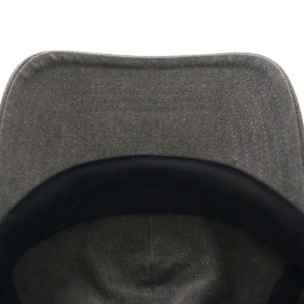 HUMAN MADE(ヒューマンメイド) 24SS 6 PANEL CAP ハートロゴ デニム キャップ 帽子 グレー