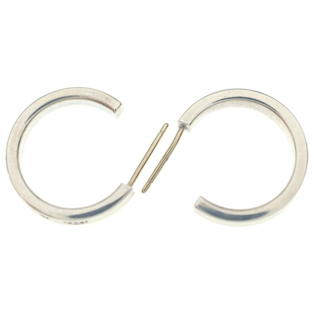 TIFFANY & Co.(ティファニー) 1837 ロゴ フープ ピアス シルバー レディース
