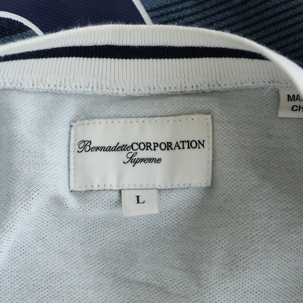 SUPREME(シュプリーム) 23SS ×Bernadette Corporation Pique Soccer Top ×バーナデット コーポレーション ピケ サッカー 半袖Tシャツ カットソー ブルー