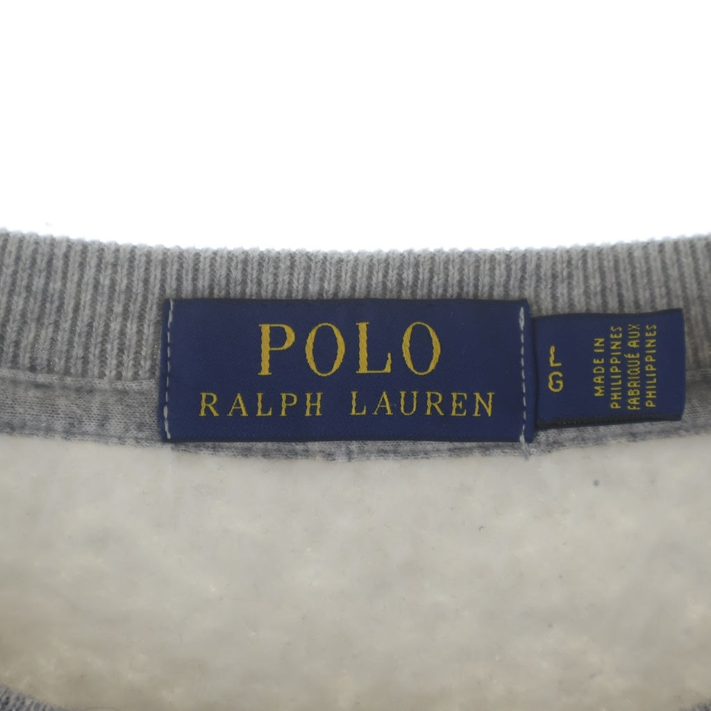 POLO RALPH LAUREN(ポロラルフローレン) SUIT BEAR BEAR FLEECE SWEATSHIRT スーツ ベア ベア フリース スウェットシャツ グレー 710766808002