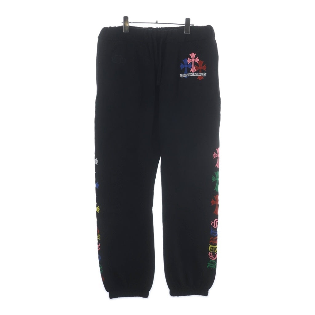 CHROME HEARTS(クロムハーツ) 22SS MLTCOL CEM CRS SWEAT PANTS プリント スウェットパンツ ブラック